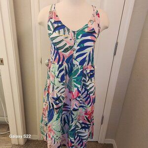 Ann Taylor Loft Floral Midi dress. NWT. Size 2
